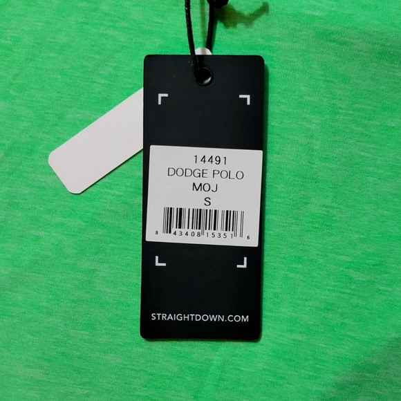 Straight Down Green Polo - Picture 3 of 5